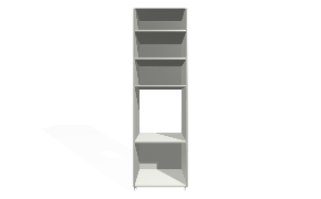 Kitchen Unit With Single Oven. 