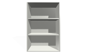 Kitchen Wall Unit With Adjustable Shelves. 