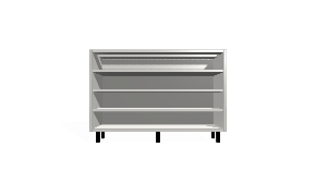 Virtuvės pastatoma spintelė. 