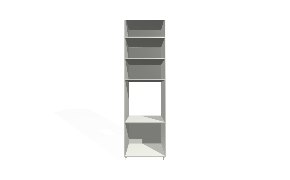 Virtuvės pastatoma spintelė su viena orkaite. 