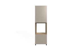 Virtuvės pastatoma spintelė su viena orkaite. 