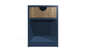 Bazinė spintelė (stalčiai viršuje). 